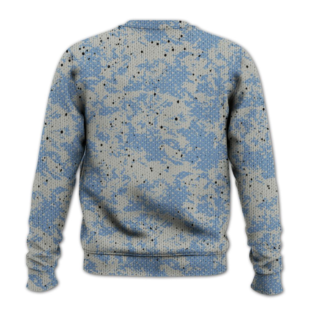 Knitted Sweater To Match University Blue 4s - Show Me The Money Retro