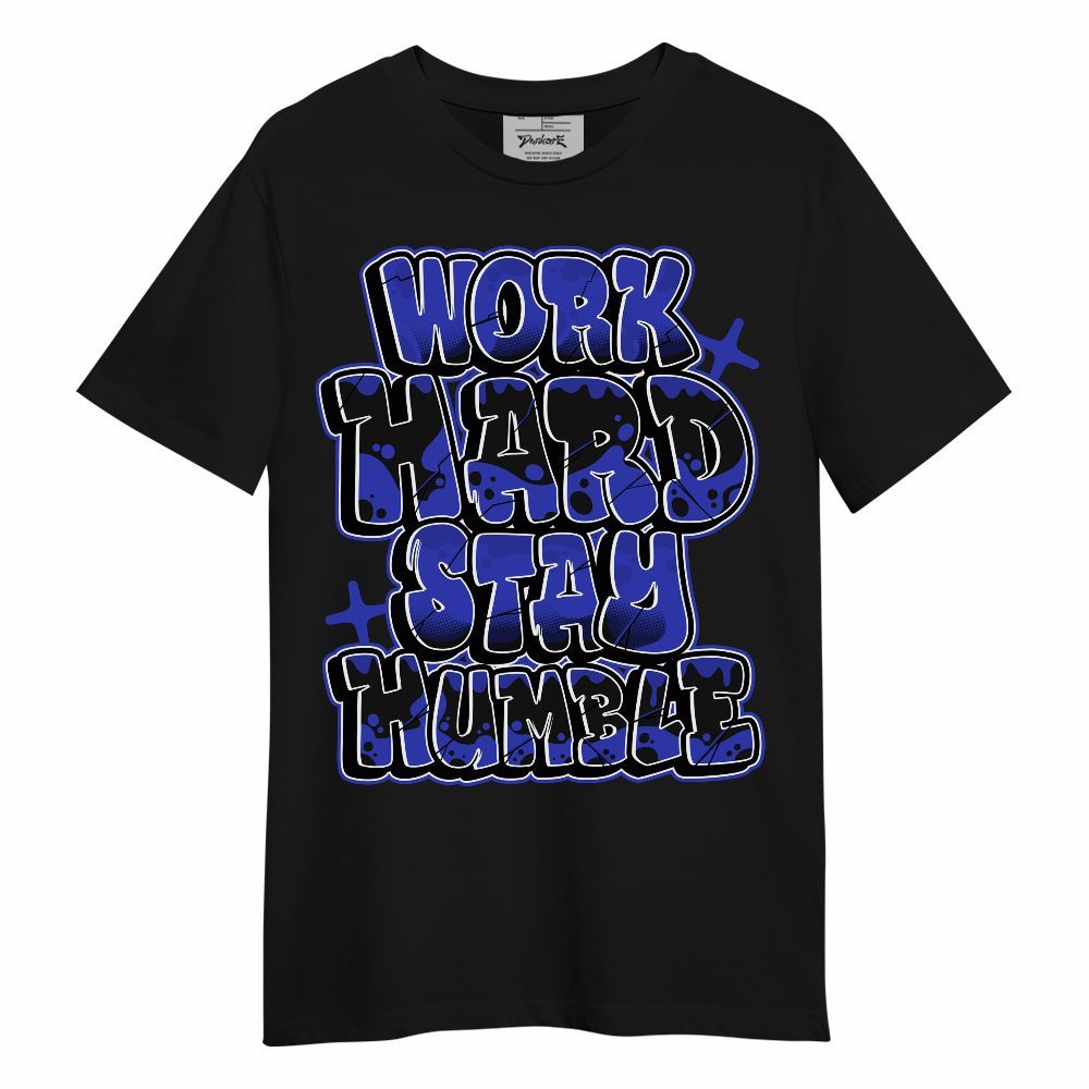 Shirt To Match Retro Black Concord 12s - Working Hard And Humble Graphic Unisex Shirt