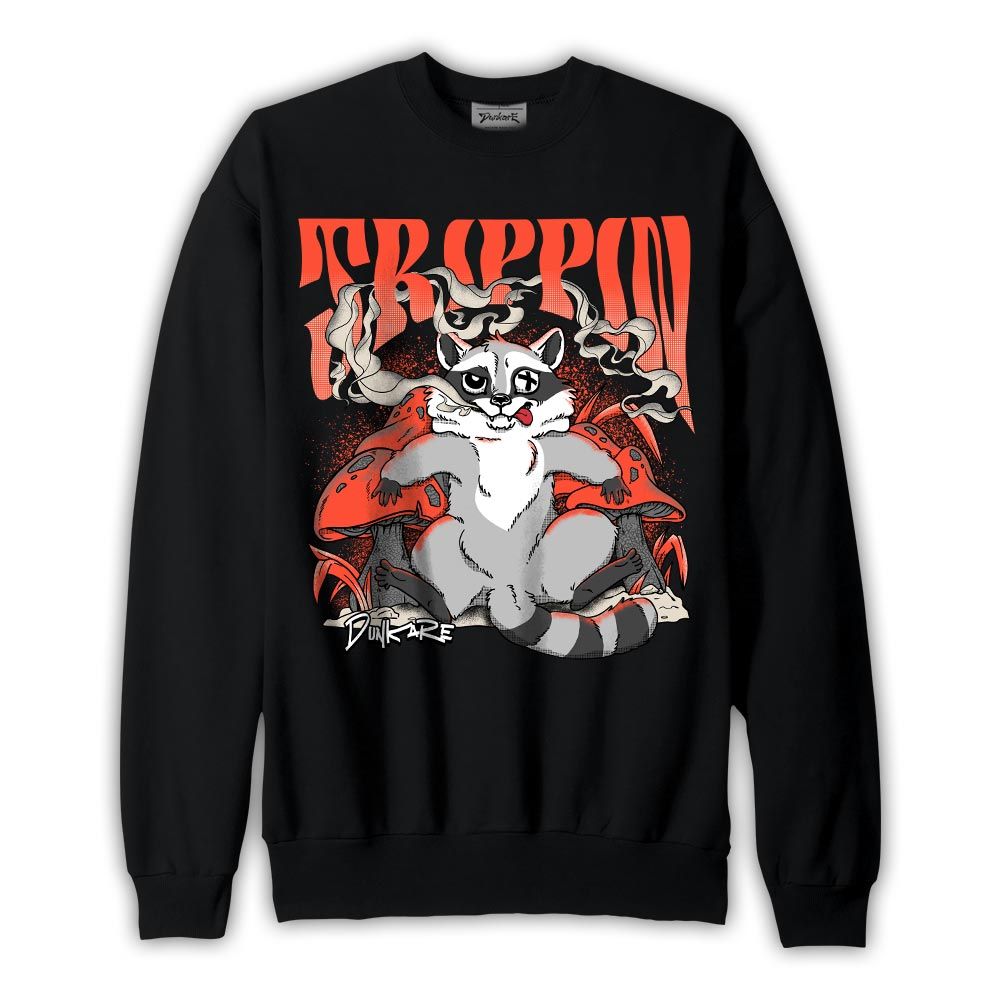 Sweatshirt To match Georgia Peach 3s Sweatshirt - Trippin Raccoon Graphic 1405 DNY