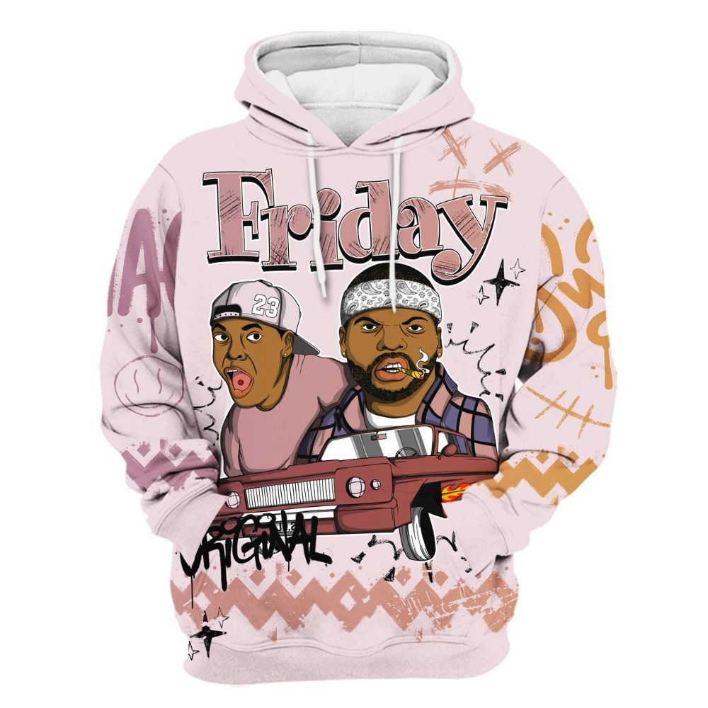 Hoodie To Match Book Sunrise 1s - Friday Sneaker Crayon All Over Print