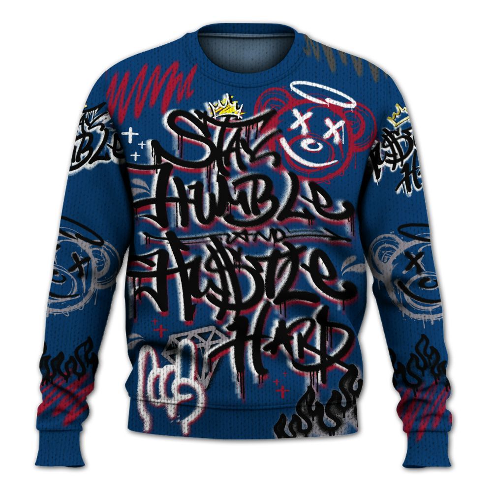 Knitted Sweater To Match Rare Air 4s - Humble Drip Streetwear Graffity