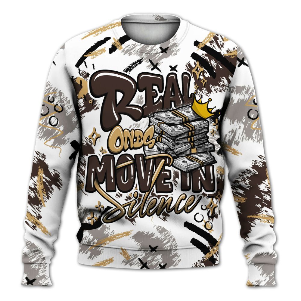 Sweatshirt To Match 2025 Retro Earth 5s - Real Ones Move In Streetwear All Over Print