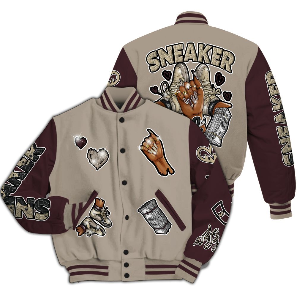 Varsity Jacket To Match AMM Retro Phantom 4s - Sneakerz Girlz All Over Print