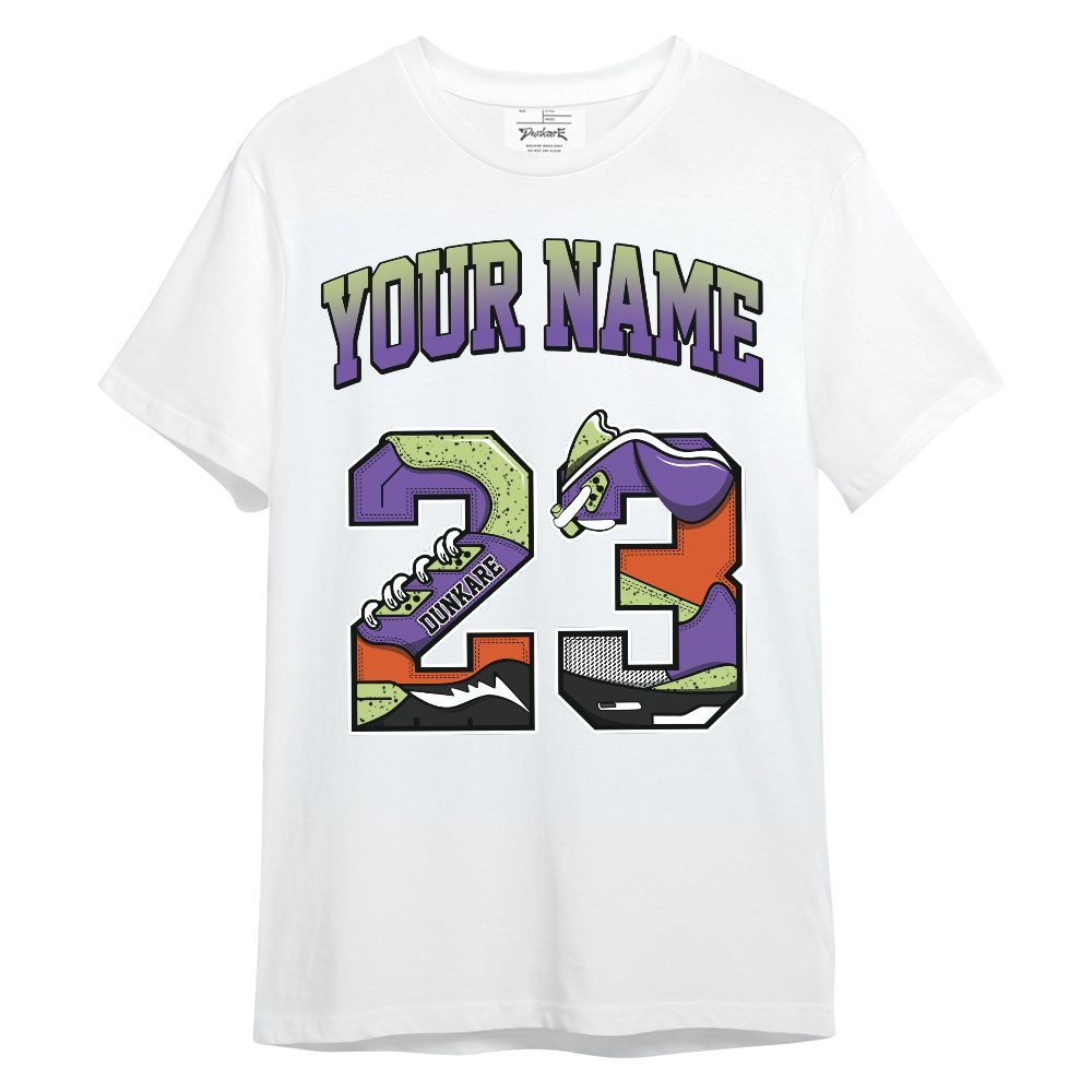 Shirt To Match Canyon Purple 4s - Custom Name Number 23 5s Unisex Shirt