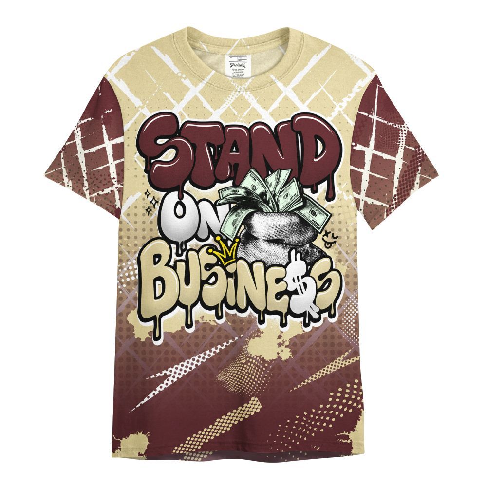 Shirt To Match Women Phantom 12s - Halftone Stand Business Dripping All Over Print