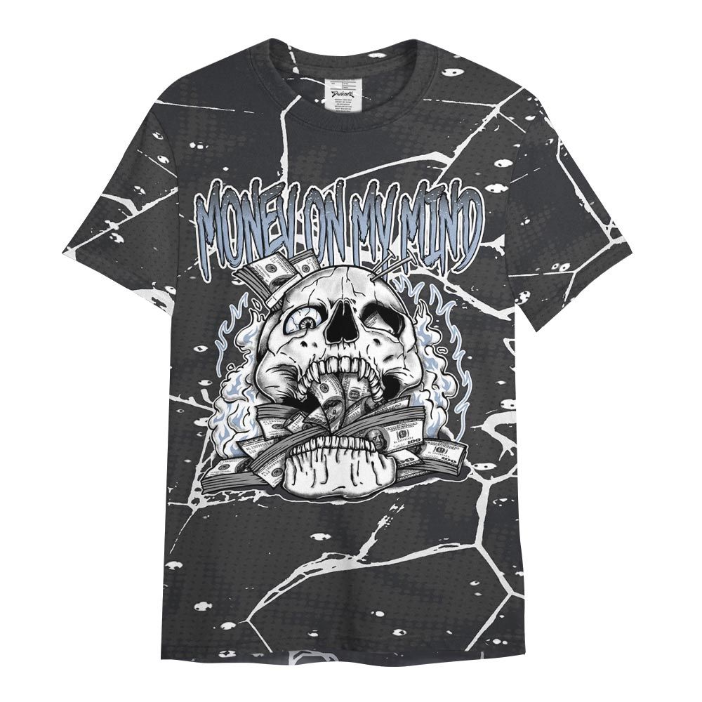Shirt To Match Reverse Black White 6s - MOMM Skeleton Crack Shirt Unisex