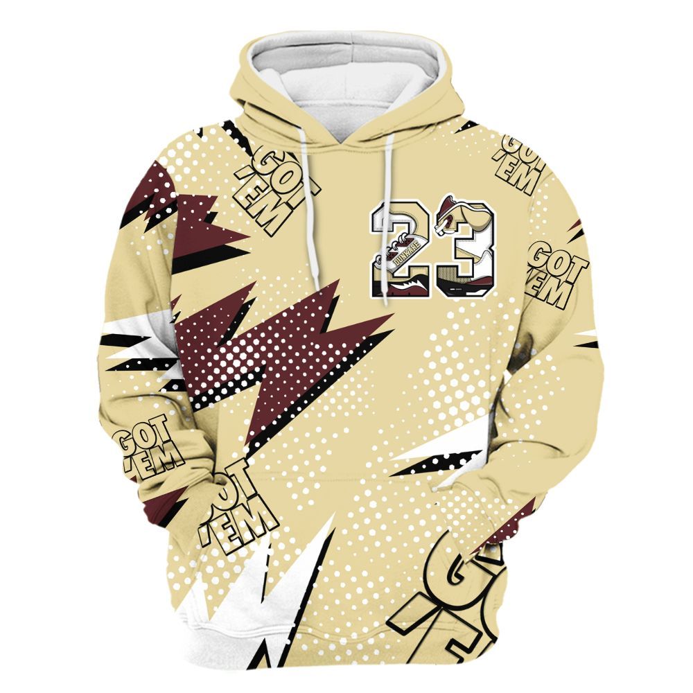 Hoodie To Match Women Phantom 12s - Custom Name Number 23 5s All Over Print