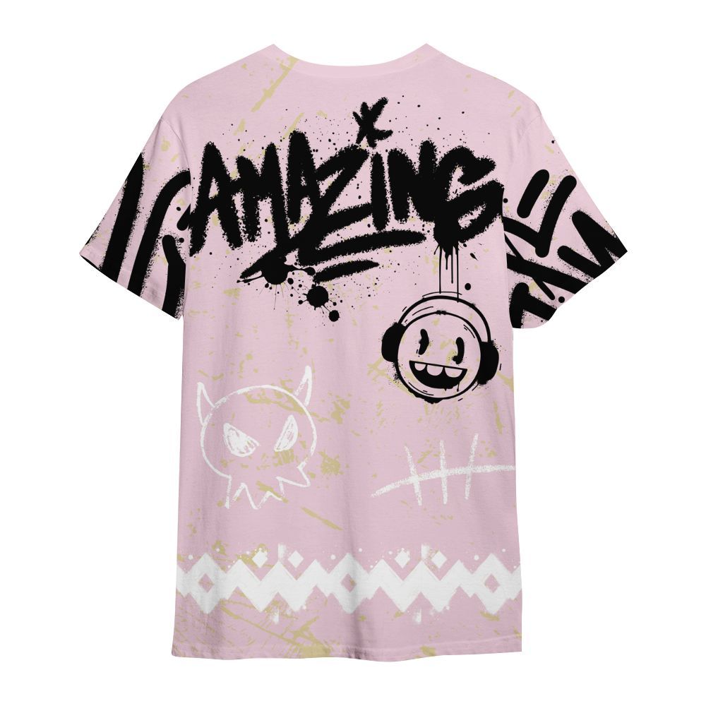 Shirt To Match Denim Iced Carmine 4s - Friday Sneaker Crayon All Over Print