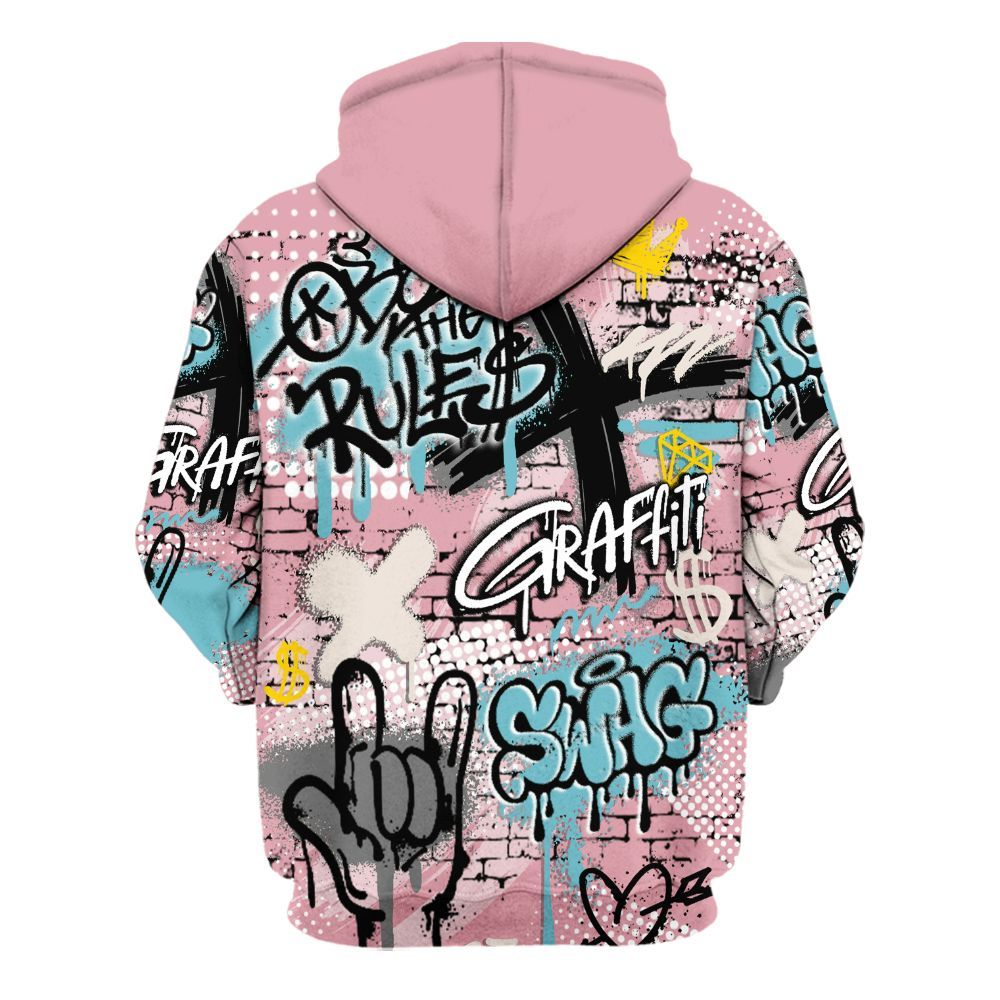 Hoodie To Match Doernbecher 6s - True It Real Graffiti Streetwear All Over Print