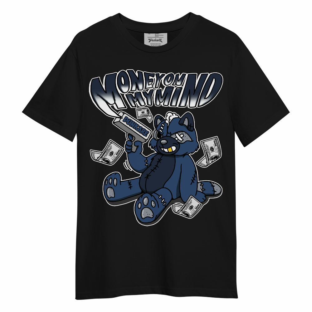 Shirt To Match Midnight Navy 4s - Money On My Mind Raccoon Unisex Shirt