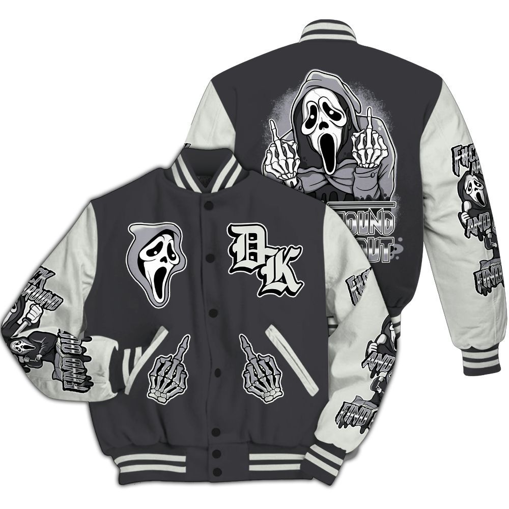 Varsity Jacket To Match Fear 4s - F#CK And Find Out Graphic All Over Print