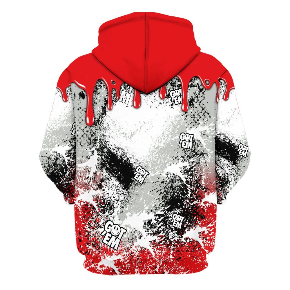 Hoodie To Match Air Max 1 86 Cosmic Clay - Dripping 23 Drip All Over Print