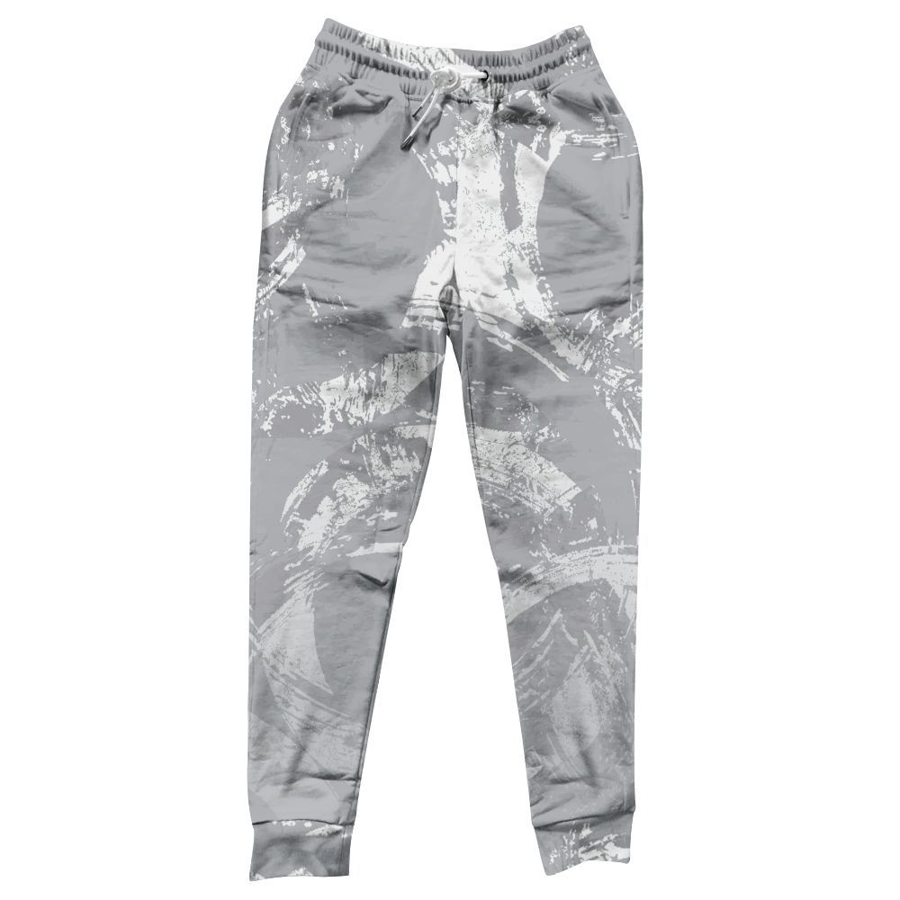 Sweatpant To Match Low OG Wolf Grey 1s - Circle Slpash All Over Print
