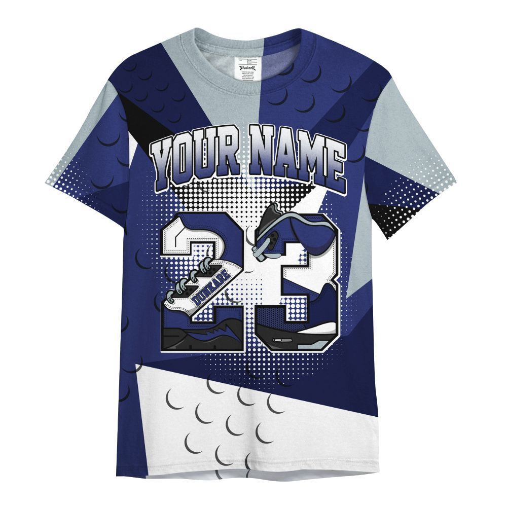 Shirt To Match Midnight Navy 11s - Poly Custom Name Number 23 5s All Over Print