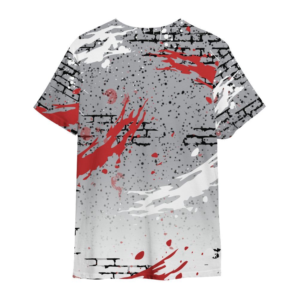 Shirt To Match White Cement 4s - Values Of Loyalty Drip All Over Print