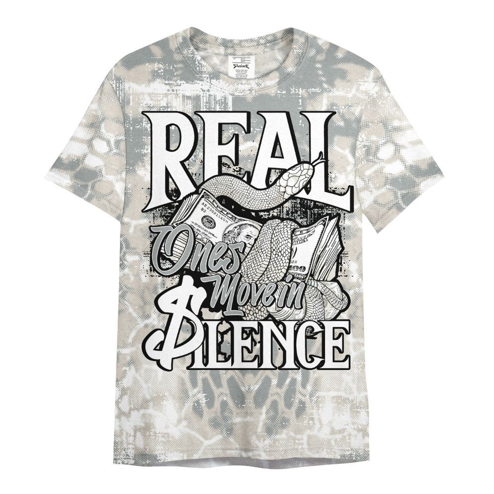 Shirt To Match Retro Pure Money 3s - Snake Move In Silence All Over Print
