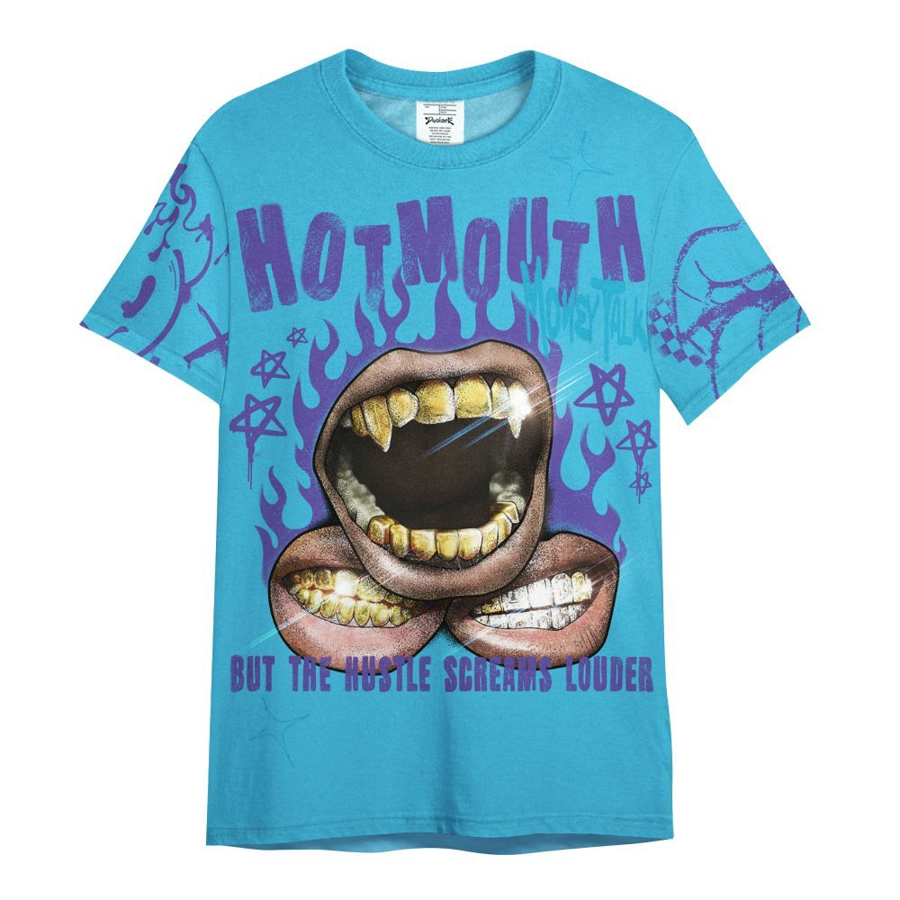 Shirt To Match Retro Aqua 6s - Mouth Burning Street Style All Over Print