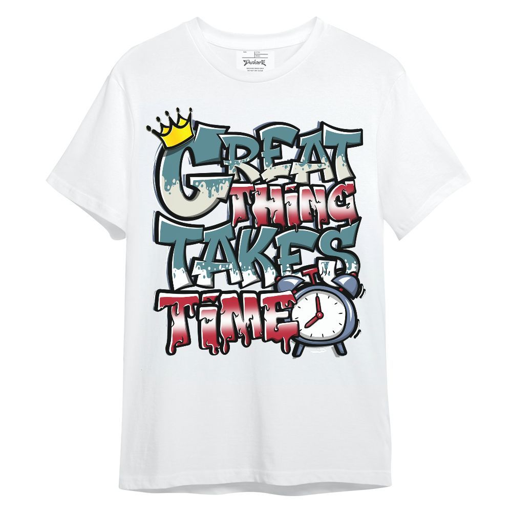 Shirt To Match Dunk Low Denim Turquoise Royal - Great Things Sneaker Tee Streetwear Unisex Shirt