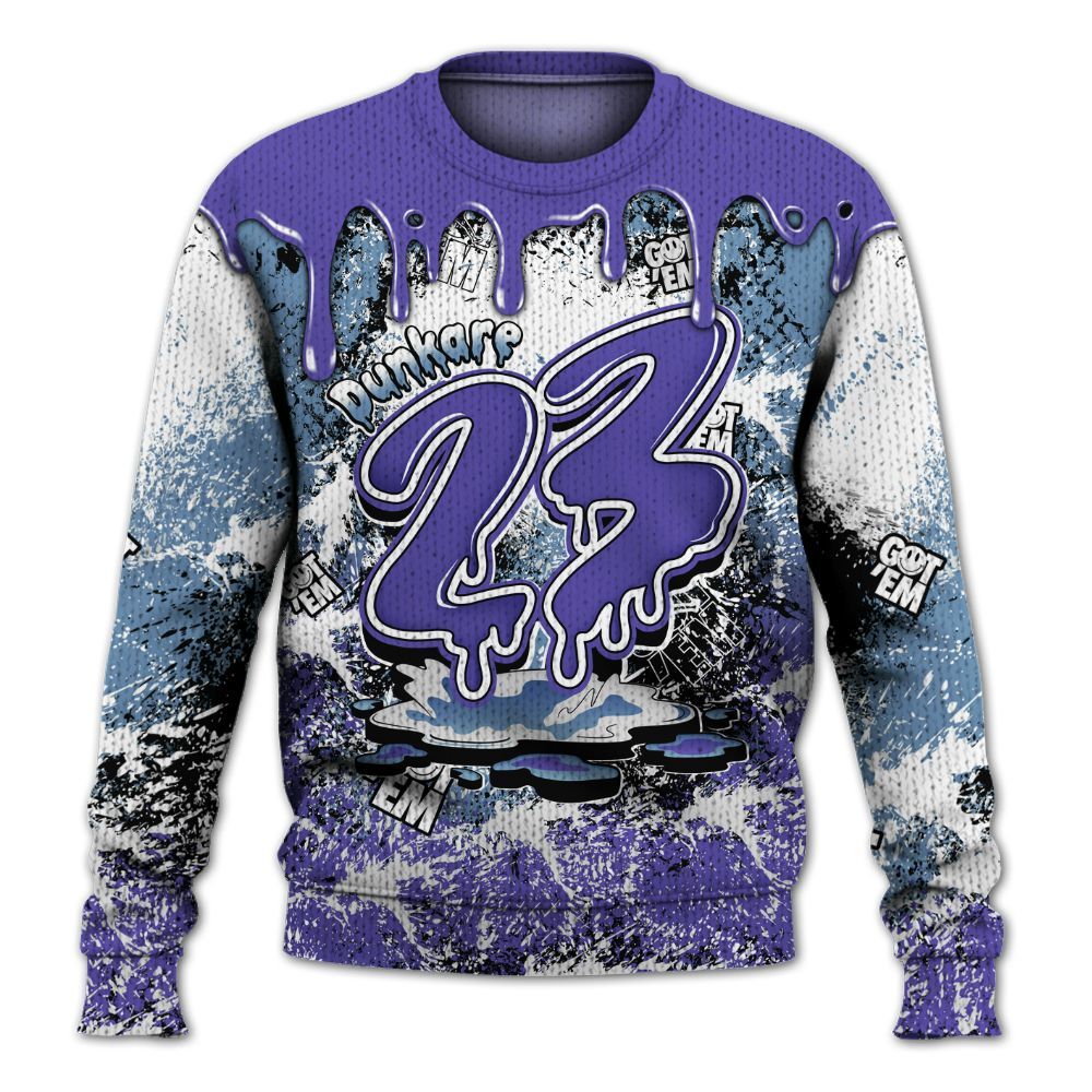 Knitted Sweater To Match Retro Concord 5s - Dripping 23 Drip