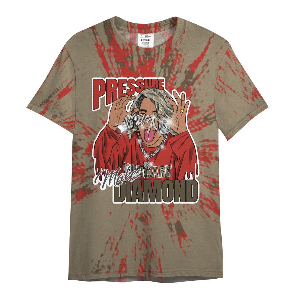 Shirt To Match Olive 9s - Pressures Makes Shirt To Match Lux All Over Print