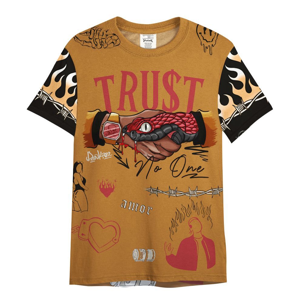 Shirt To Match Air Max Plus Sunset Swarovski - Snake Trust No One All Over Print