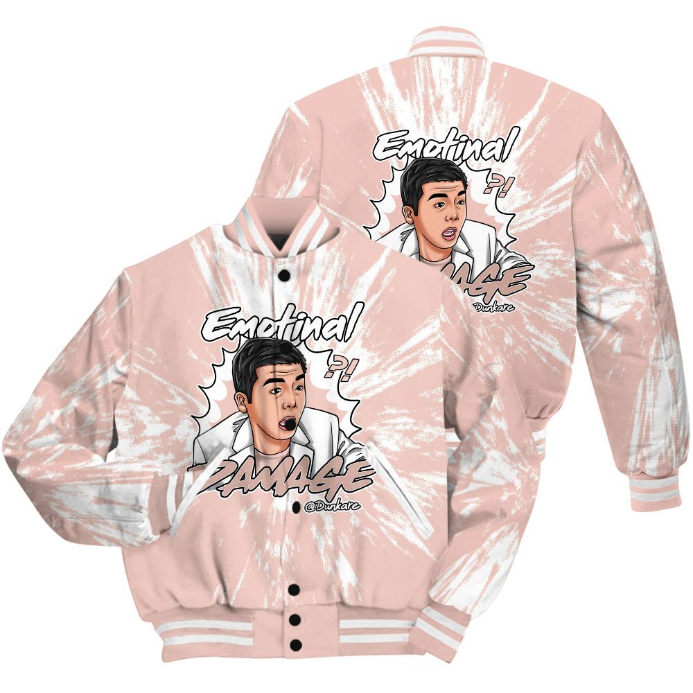 Varsity Jacket To Match Low Legend Pink 11s Shirt - Damaged Meme Shirt Unisex Outfit All Over Print