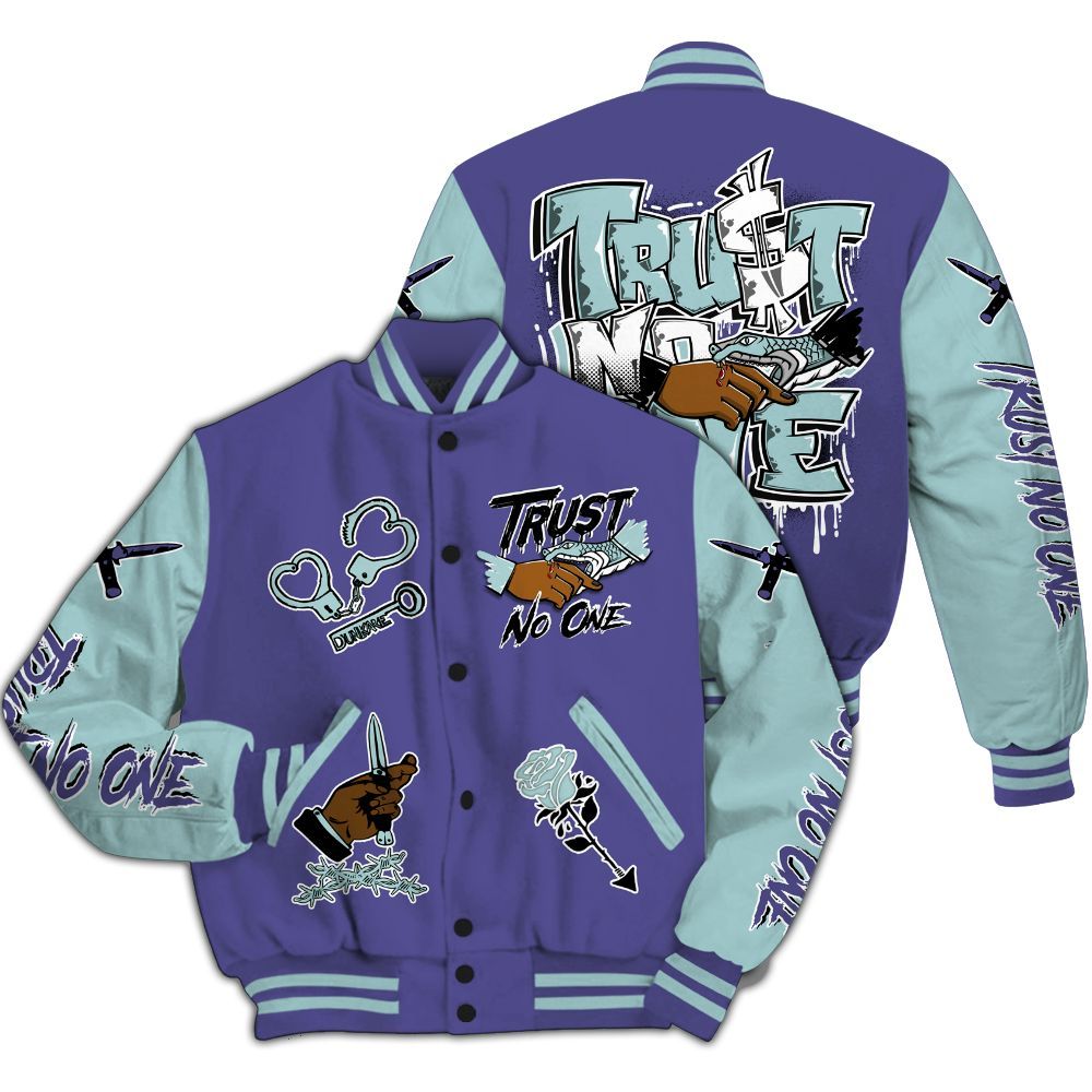 Varsity Jacket To Match Air Ship PE Hornets - Trust No One Dripping All Over Print