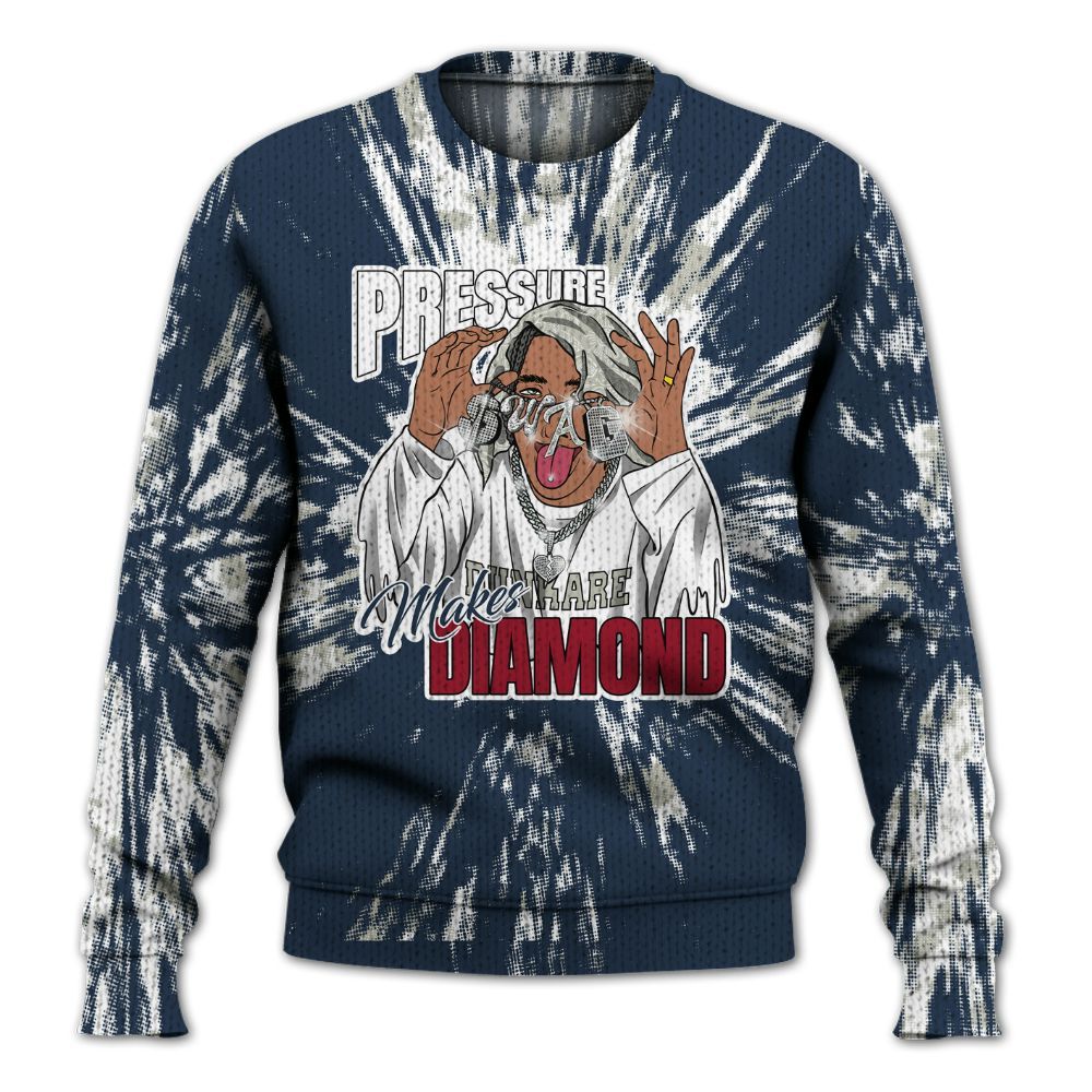 Knitted Sweater To Match White Midnight Navy 6s - Pressures Makes Knitted Sweater To Match Lux