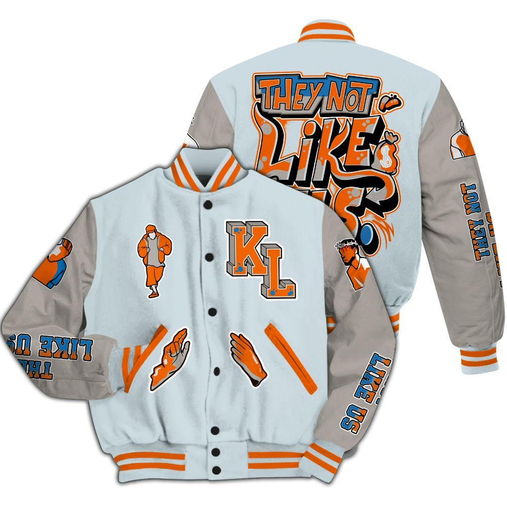 Varsity Jacket To Match Retro High OG Alaska 1s - Dislike Us Graphic All Over Print