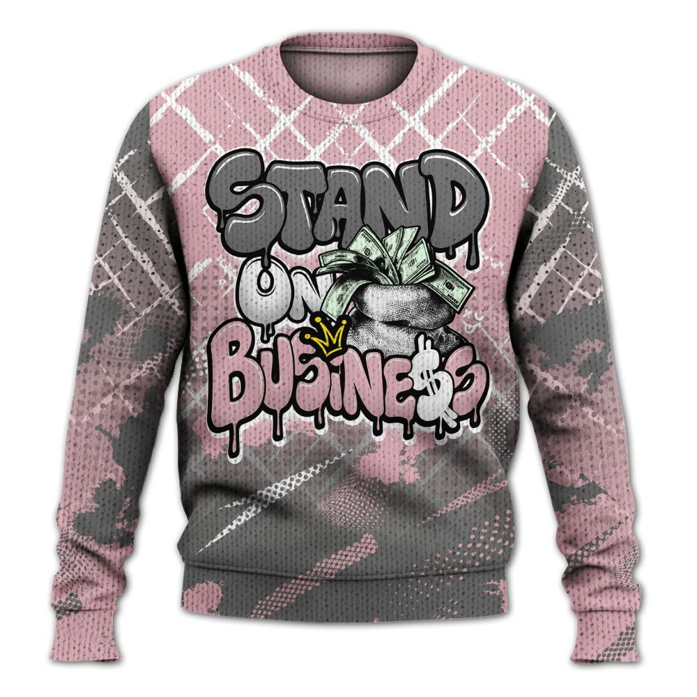 Knitted Sweater To Match Air Max DN Pink Foam - Halftone Stand Business Dripping
