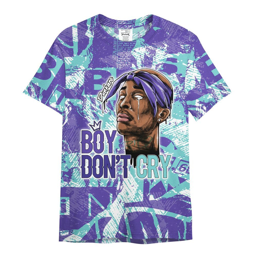 Shirt To Match Low Hornets 1s - Boiz Ain't Cry Unique Abstract All Over Print