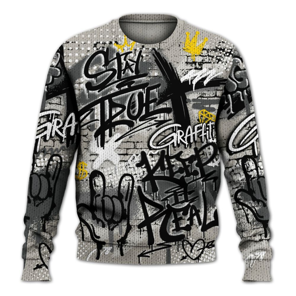 Knitted Sweater To Match Dunk Low Appears Oreo - True It Real Graffiti Streetwear