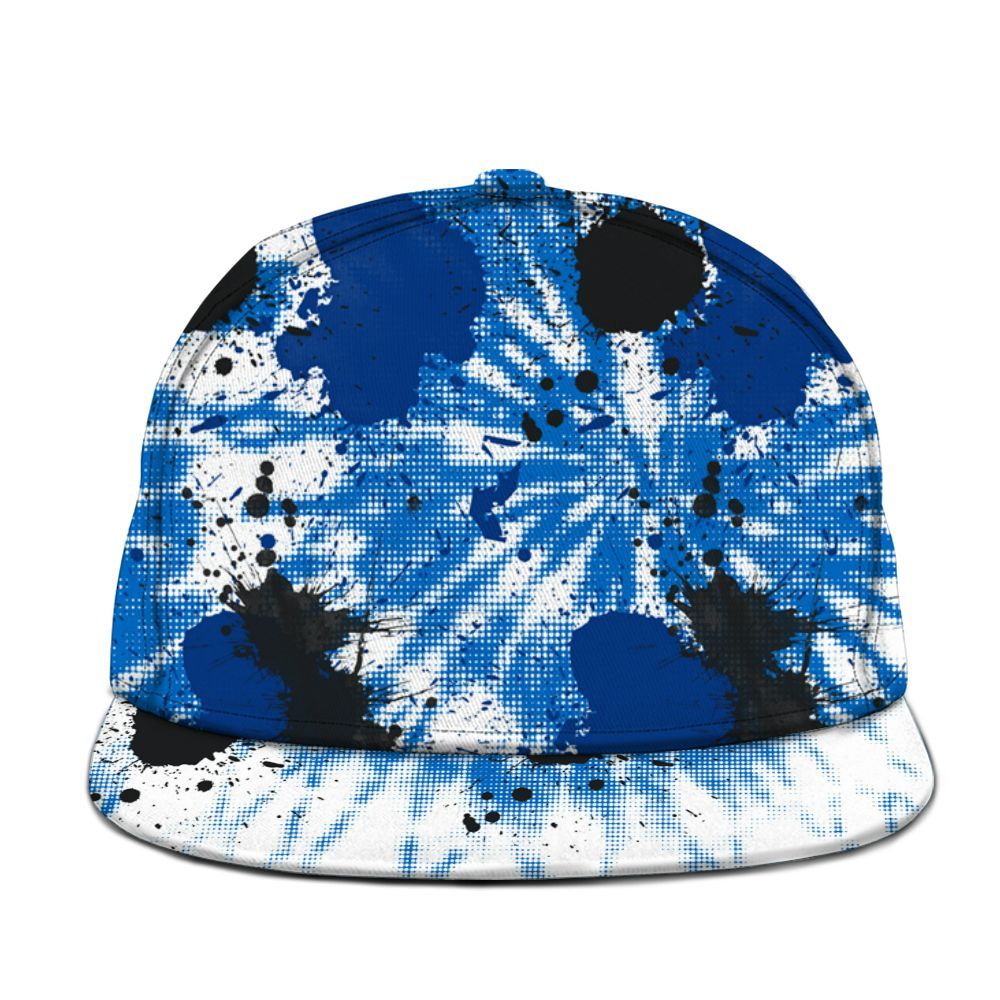 Snapback To Match Blueberry 12s - Tie Dye Graphic