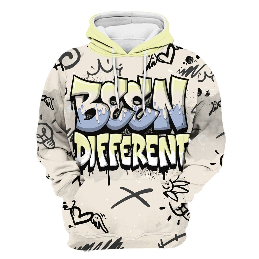 Hoodie To Match Luminous Green 5s - Drip Been Di2ferent All Over Print