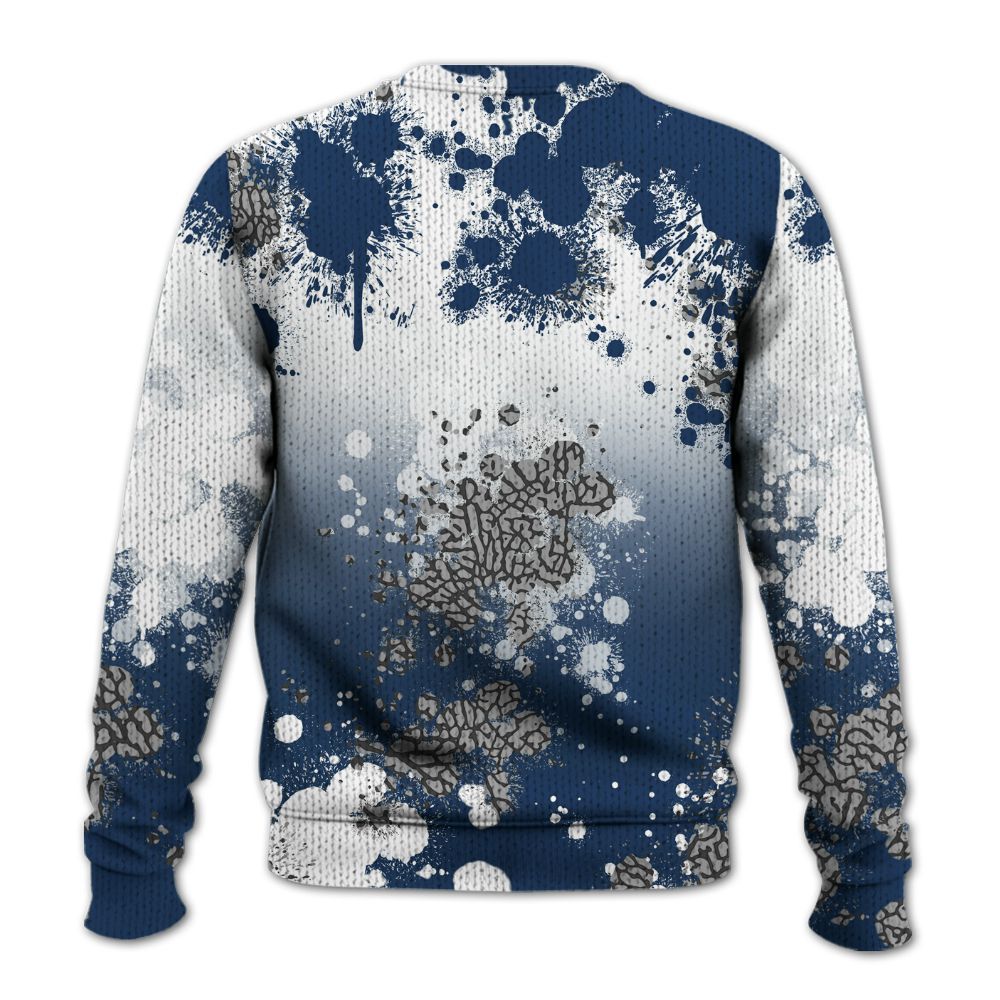 Knitted Sweater To Match SP Sport Royal 3s - Trust No One Scary