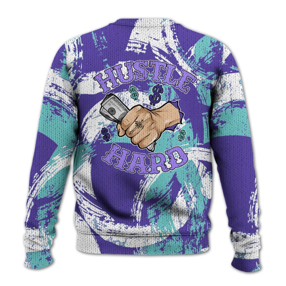 Knitted Sweater To Match Low Hornets 1s - Hustles Hard! Splash