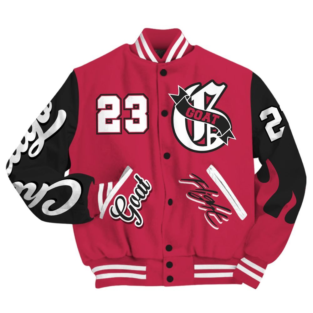 Varsity Jacket To Match Toro Bravo 4s - The G.O.A.T Streetwear All Over Print
