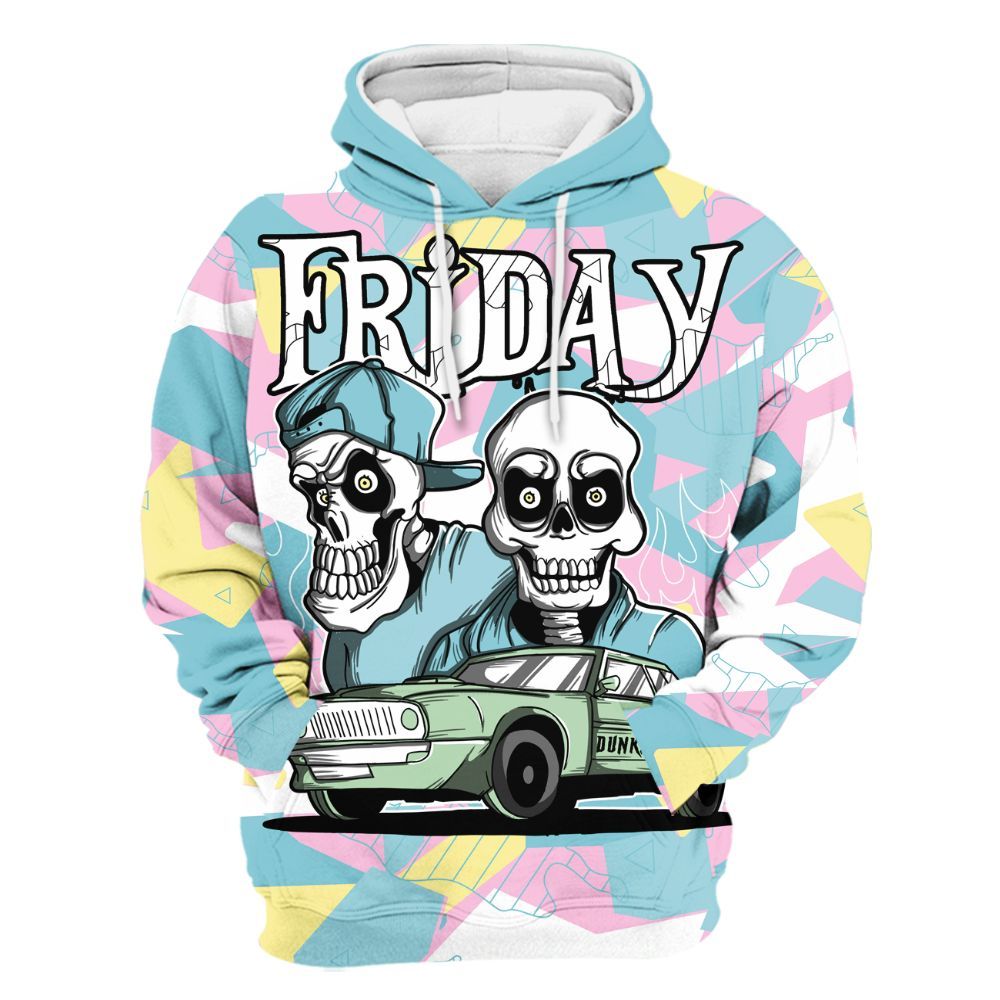Hoodie To Match SB Dunk Low Visty - Friday Funny Retro All Over Print