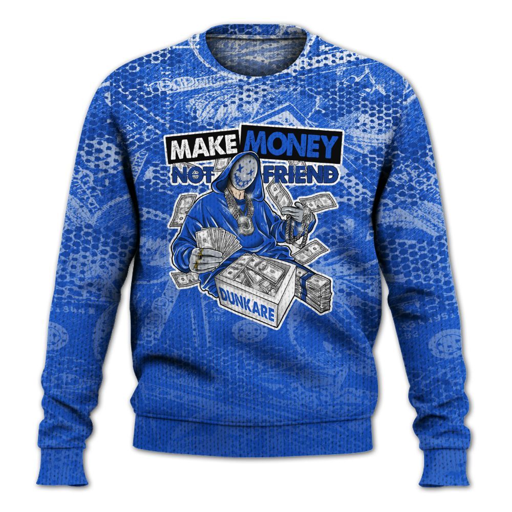 Knitted Sweater To Match Air Foamposite One Royal - Make Moneys Unique