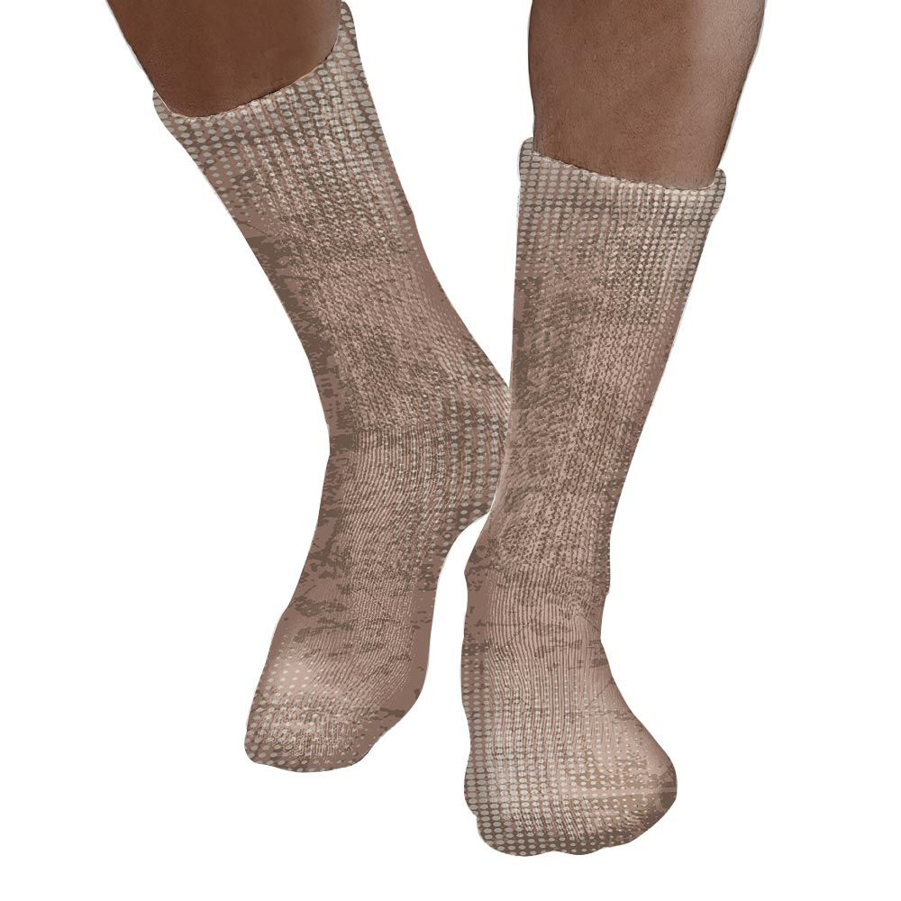 Sock To Match OG Latte 1s - Glitch Text Graphic Unisex