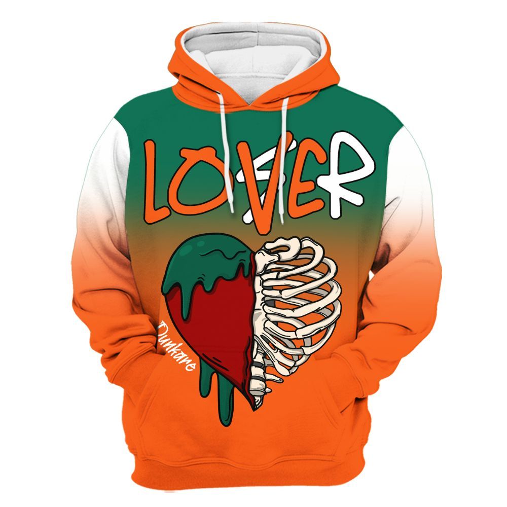 Hoodie To Match SoleFly Sail Gorge Green 3s - Loser Lover Dripping All Over Print