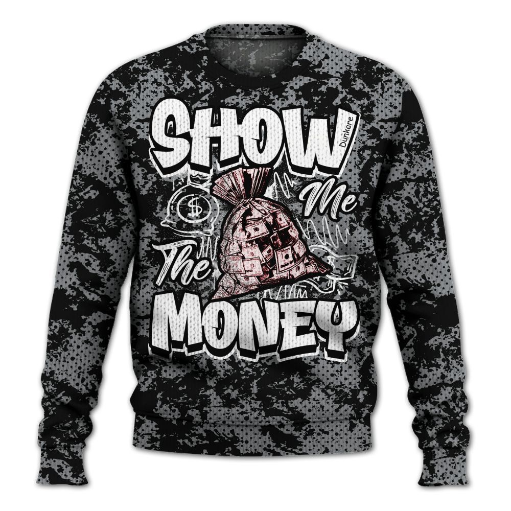 Knitted Sweater To Match Black Cement 3s - Show Me The Money Retro