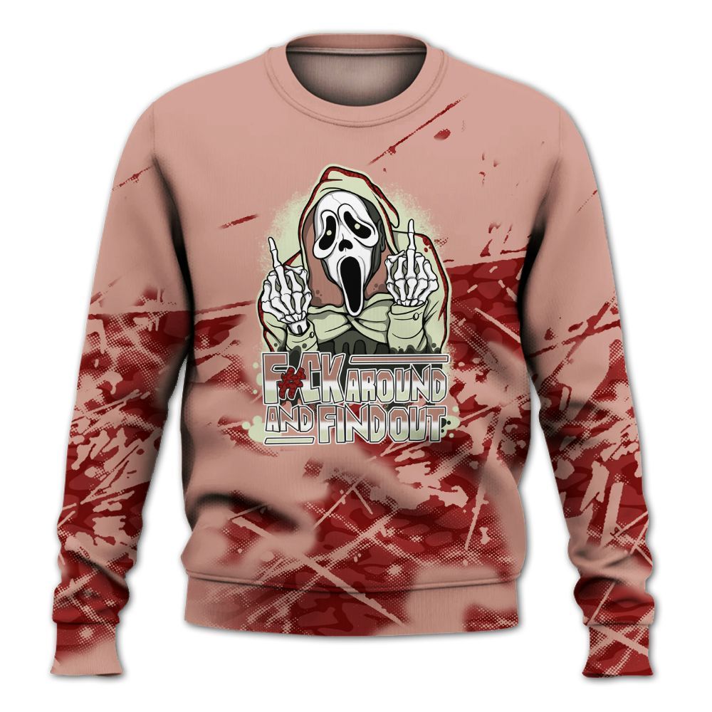 Sweatshirt To Match Valentines Day 3s - F#CK And Find Out Graphic All Over Print