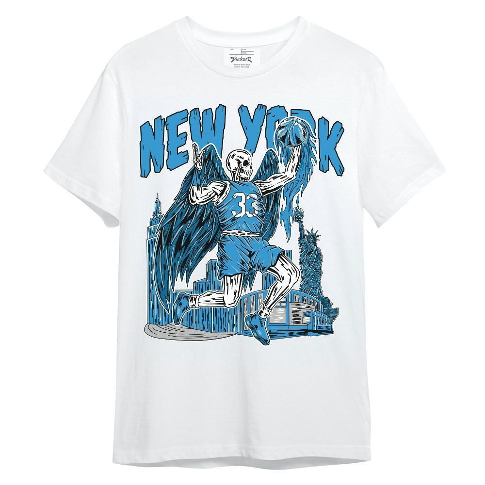 Shirt To Match Powder Blue 9s - Ewing Era Skeleton Unisex Shirt