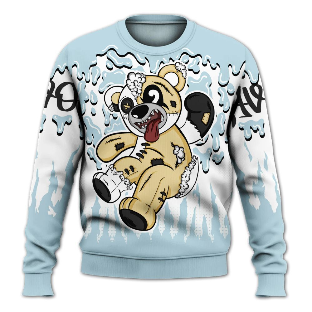 Sweatshirt To Match Low Year Of The Snake 11s - Havok Bear Dripping All Over Print