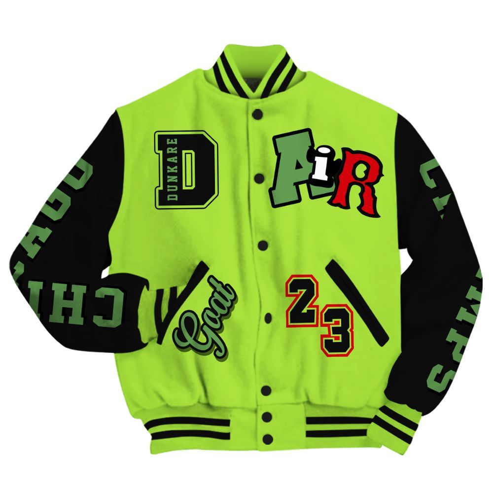 Varsity Jacket To Match Kobe 6 SE Grinch - AIR Number 23 GOAT All Over Print