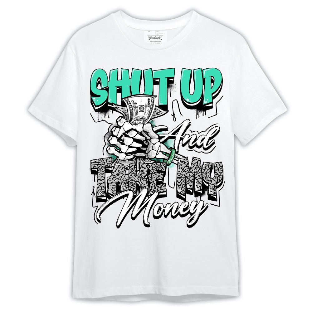 Shirt To Match Black Green Glow 3s - Take My Money Shirt Green Glow 3s Outfit