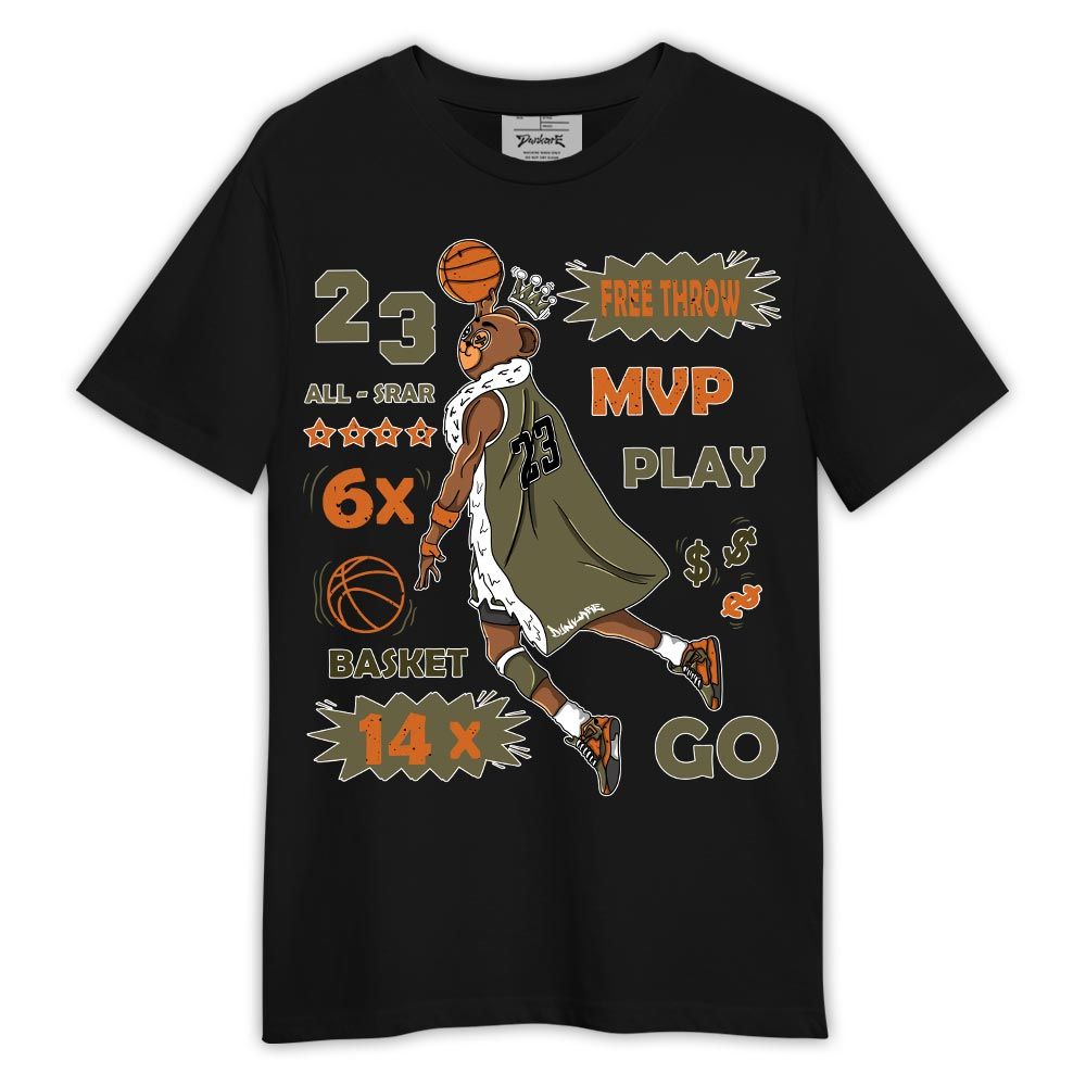 Shirt To Match Olive 5s - Graphic Free Throw Shirt Outfit