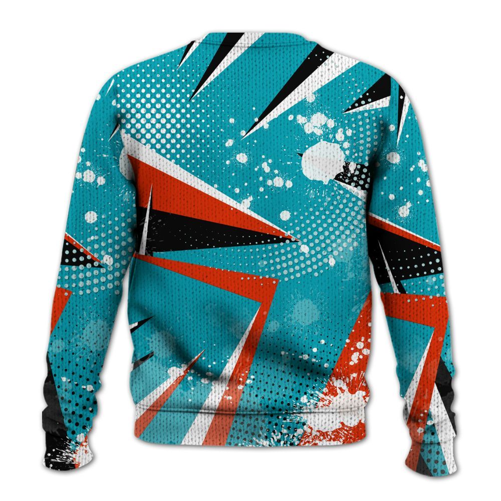 Knitted Sweater To Match Dunk Low KD 17 N7 - Poly Trust No One Dripping