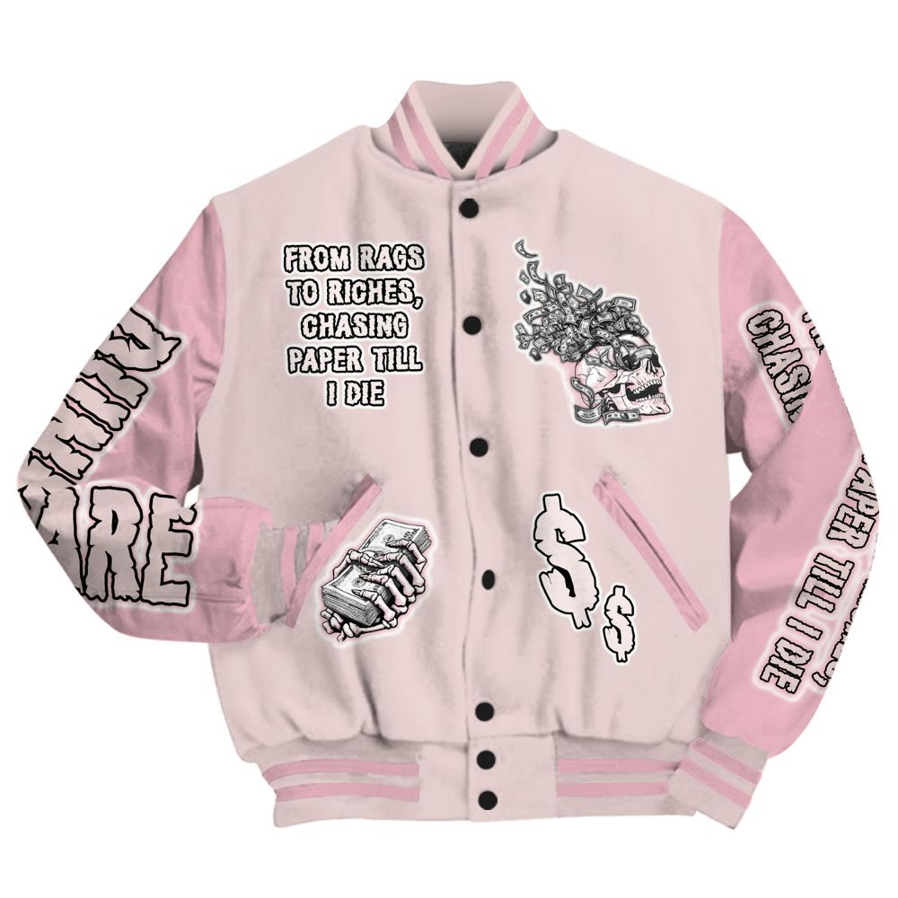 Varsity Jacket To Match Dunk Low KD 17 Aunt Pearl - From Rags To Riches All Over Print